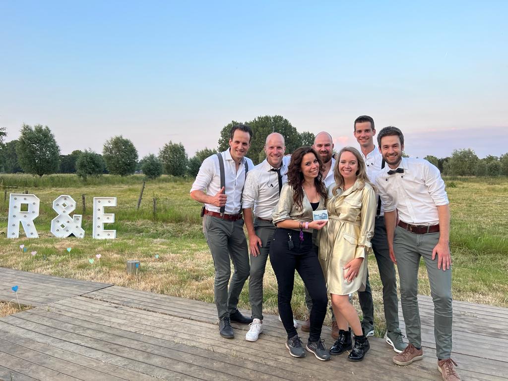 Zoetkees bruiloftband op bruiloft Heeswijk Dinther, omgeving Eindhoven en Den Bosch